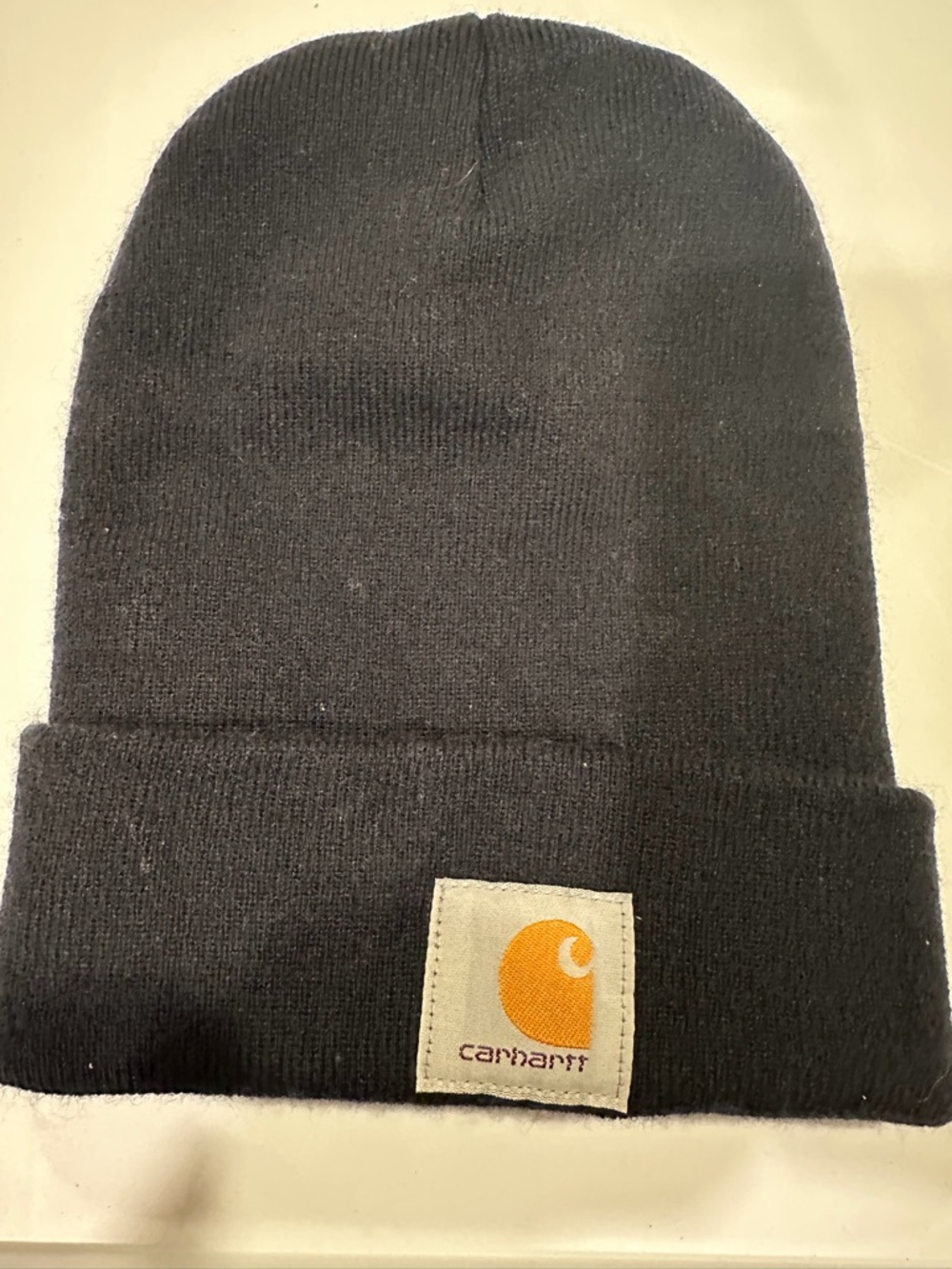 New Carhartt Black Beanie Hat - Unisex One Size